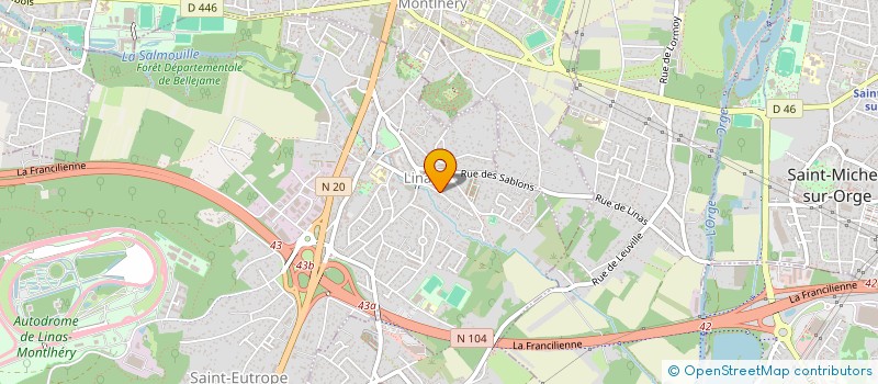 localisation de l'entreprise ASSOCIATION DU COACHING INTERNE- IN COACH à FONTAINEBLEAU