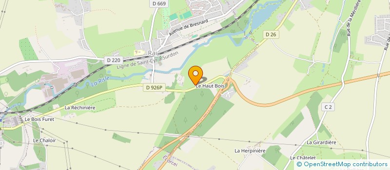 localisation de l'entreprise ASSOCIATION DU COCHON PERCHE à BONNEFOI