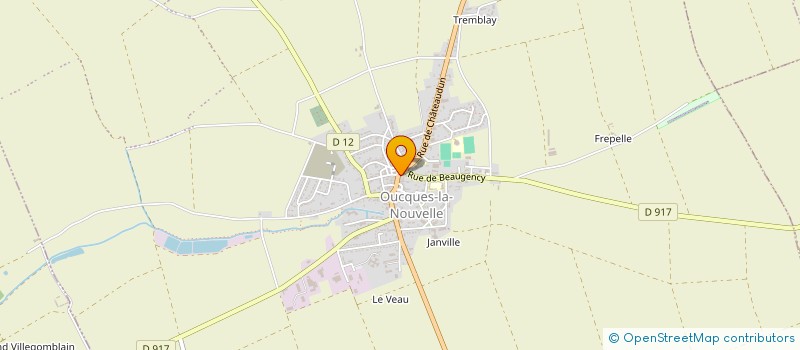 localisation de l'entreprise ASSOCIATION DU COEUR BRILLANT  OUCQUES LA NOUVELLE