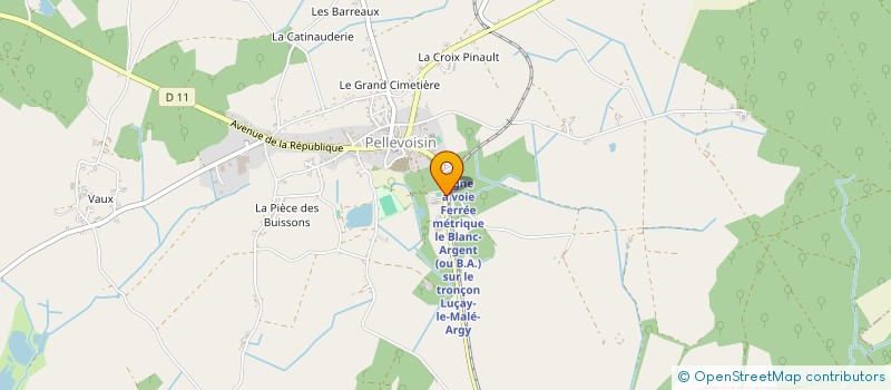 localisation de l'entreprise ASSOCIATION DU COEUR DE JESUS à PELLEVOISIN