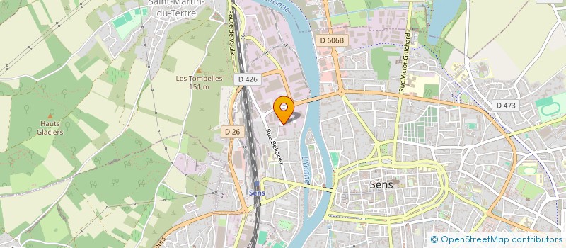 localisation de l'entreprise ASSOCIATION DU COEUR DE L'ART à SENS