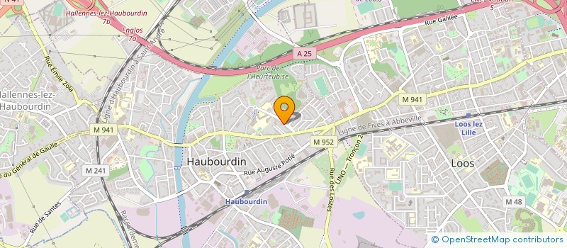 localisation de l'entreprise ASSOCIATION DU COLLEGE DEPARTEMENTAL D'HAUBOURDHIN à HAUBOURDIN