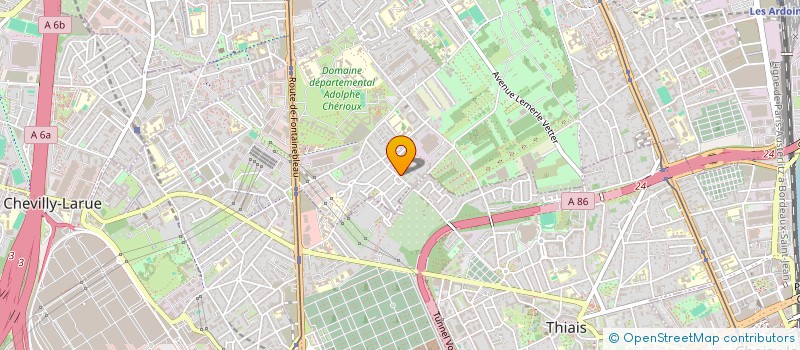 localisation de l'entreprise ASSOCIATION DU COLLEGE DES ARTS DE LAYAM  VITRY-SUR-SEINE