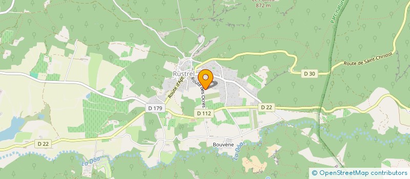 localisation de l'entreprise ASSOCIATION DU COLORADO DE RUSTREL  RUSTREL