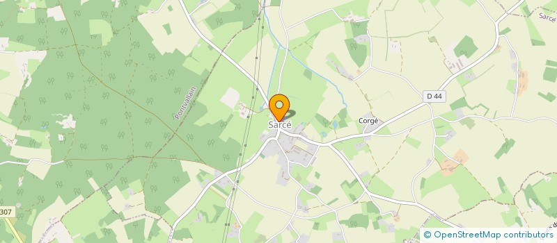 localisation de l'entreprise ASSOCIATION DU COMICE AGRICOLE DE SARCE  SARCE
