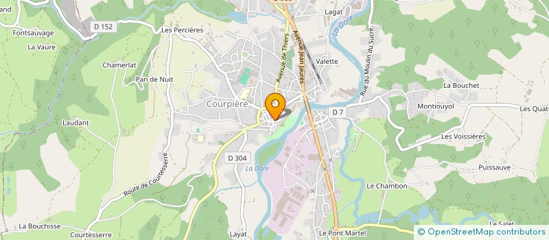 localisation de l'entreprise ASSOCIATION DU COMITE DE JUMELAGE à COURPIERE