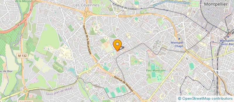 localisation de l'entreprise ASSOCIATION DU COMITE DE QUARTIER DE LA CHAMBERTE à MONTPELLIER