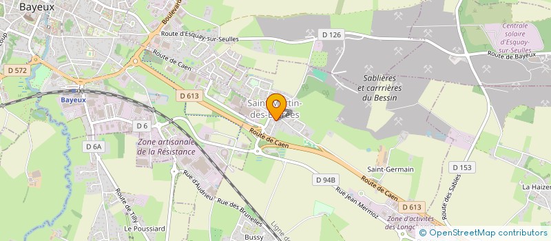 localisation de l'entreprise ASSOCIATION DU COMITE DES FETES DE SAINT MARTIN DES ENTREES  SAINT-MARTIN-DES-ENTREES