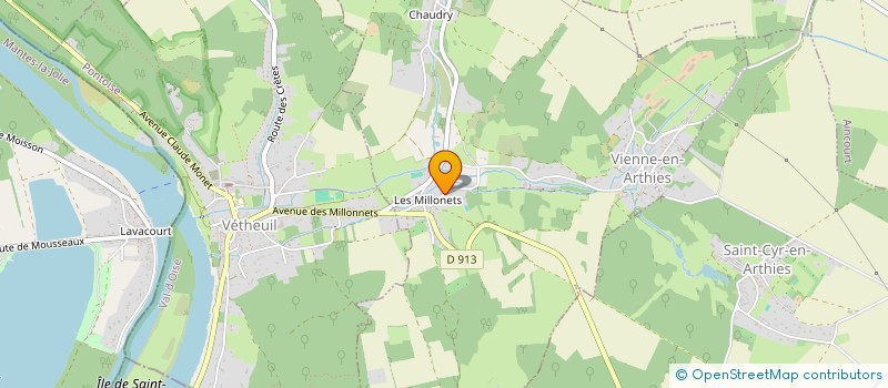 localisation de l'entreprise ASSOCIATION DU COMITE DES FETES DE VIENNE EN ARTHIES  VIENNE-EN-ARTHIES