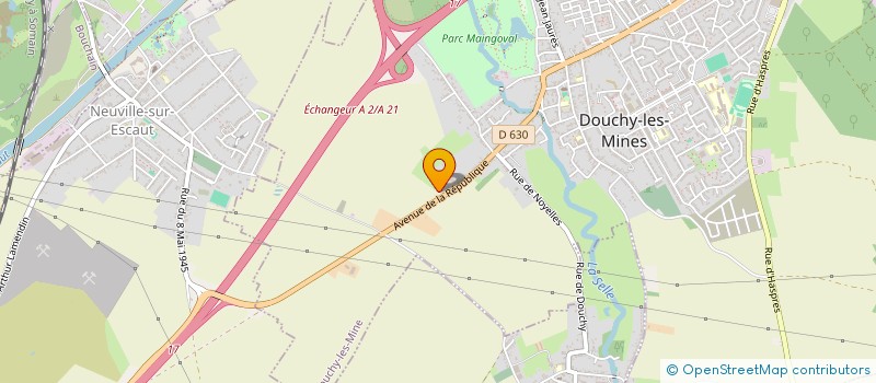 localisation de l'entreprise ASSOCIATION DU COMITE DES FETES ET D'ENTR'AIDE DE NOYELLES SUR SELLE  NOYELLES-SUR-SELLE