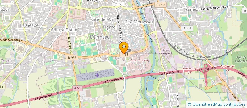localisation de l'entreprise ASSOCIATION DU COMMERCE TARBAIS à TARBES