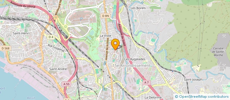 localisation de l'entreprise ASSOCIATION DU CONSEIL CITOYEN 15EME AR. EST à MARSEILLE