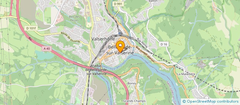 localisation de l'entreprise ASSOCIATION DU COTE DE CHEZ ELLES à VALSERHONE