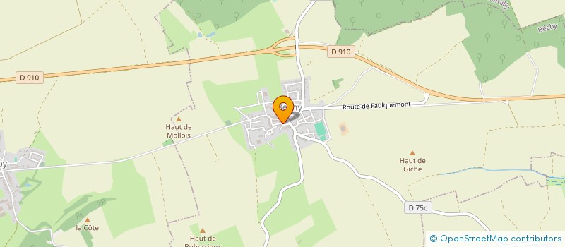 localisation de l'entreprise ASSOCIATION DU COTE DE LAMUD  LEMUD