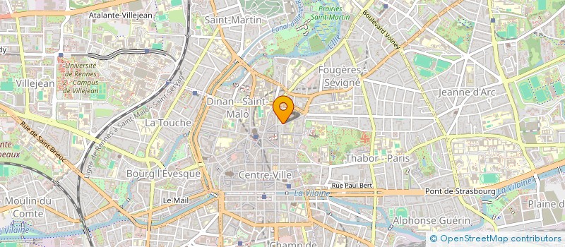 localisation de l'entreprise ASSOCIATION DU DESS ECONOMIE ET GESTION DES ETABLISSEMENTS SANITAIRES ET SOCIAUX  RENNES