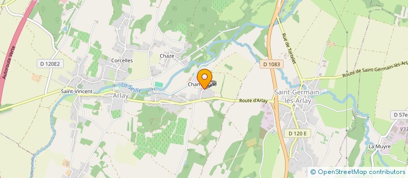 localisation de l'entreprise ASSOCIATION DU DOMAINE DES ILES  ARLAY