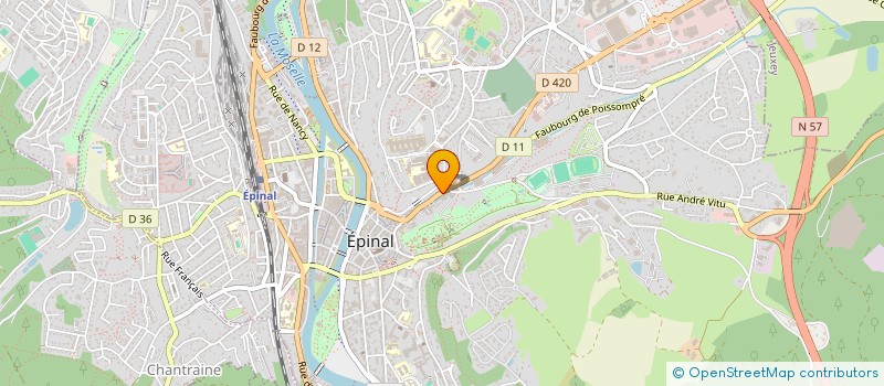 localisation de l'entreprise ASSOCIATION DU DON DE LA VOIX à EPINAL
