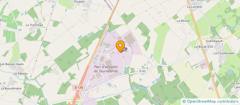 localisation de l'entreprise ASSOCIATION DU DRONE DE L'INDUSTRIE FRANCAISE  LA CHEVROLIERE