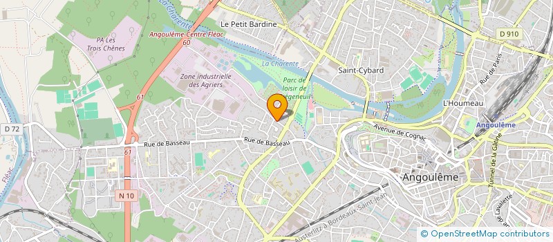 localisation de l'entreprise ASSOCIATION DU FESTIVAL DE L HUMOUR à ANGOULEME