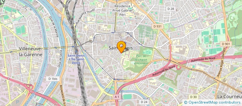 localisation de l'entreprise ASSOCIATION DU FESTIVAL DE MUSIQUE DE SAINT-DENIS  SAINT-DENIS