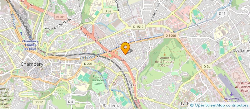 localisation de l'entreprise ASSOCIATION DU FOYER : ACTIVITES CULTURELLES ET SPORTIVES à BARBERAZ