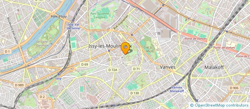 localisation de l'entreprise ASSOCIATION DU FOYER DE LA SOLITUDE à ISSY-LES-MOULINEAUX