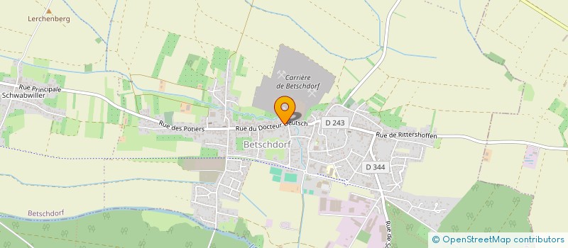 localisation de l'entreprise ASSOCIATION DU FOYER PROTESTANT DE BETSCHDORF  BETSCHDORF
