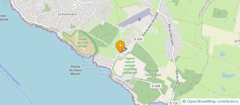 localisation de l'entreprise ASSOCIATION DU FOYER SOCIO-EDUCATIF EREA LE CHATEAU D'OLONNE à LES SABLES D'OLONNE