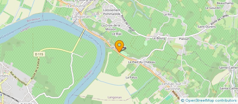 localisation de l'entreprise ASSOCIATION DU GARDERA  LANGOIRAN