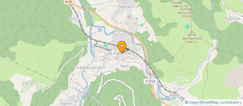 localisation de l'entreprise ASSOCIATION DU GESTE à LES CABANNES