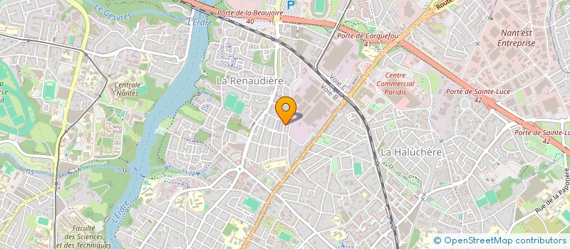 localisation de l'entreprise ASSOCIATION DU GRAND CLOS à NANTES