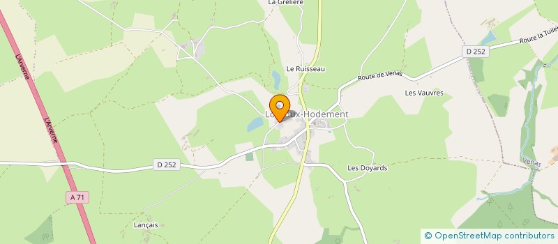 localisation de l'entreprise ASSOCIATION DU GRAND GALOP  VAUX