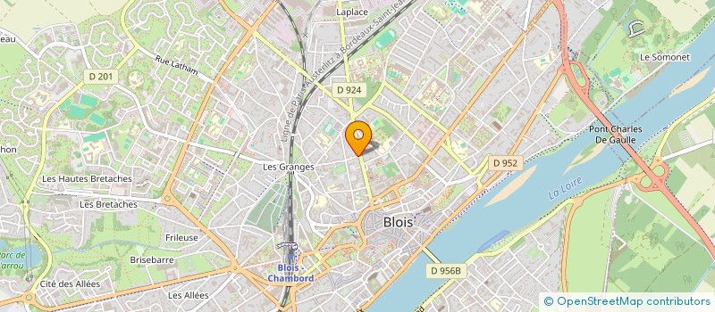 localisation de l'entreprise ASSOCIATION DU GROUPE CAPS +  BLOIS