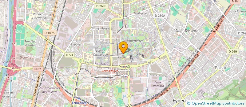 localisation de l'entreprise ASSOCIATION DU GROUPE FREE-SON  GRENOBLE