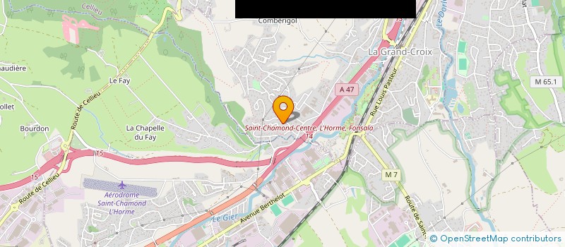 localisation de l'entreprise ASSOCIATION DU GUIDE INDIGENE DE LA VALLEE DU GIER  LA GRAND-CROIX