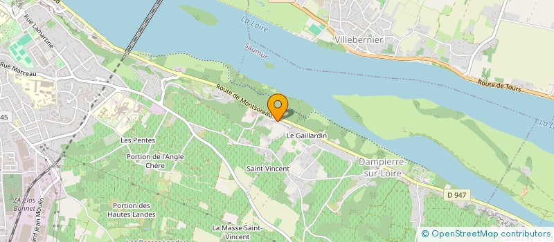 localisation de l'entreprise ASSOCIATION DU HAMEAU DE BEAULIEU  SAUMUR