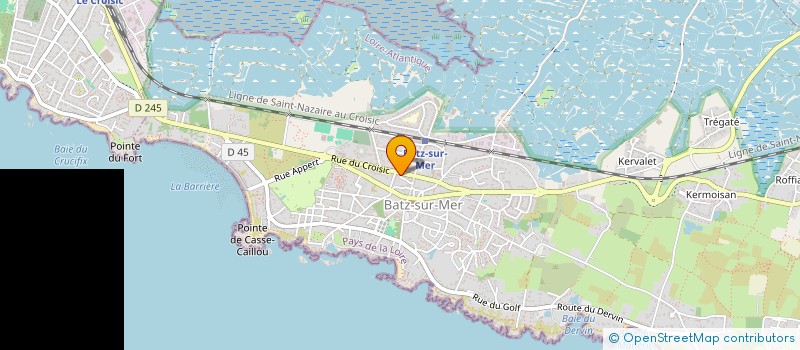 localisation de l'entreprise ASSOCIATION DU HARAS D'HILL  BATZ-SUR-MER