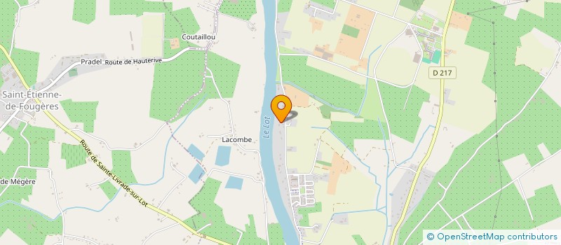 localisation de l'entreprise ASSOCIATION DU HAUT DE LA TOUR  SAINTE LIVRADE SUR LOT