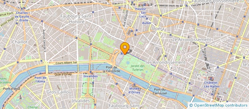 localisation de l'entreprise ASSOCIATION DU JEU DE PAUME à PARIS