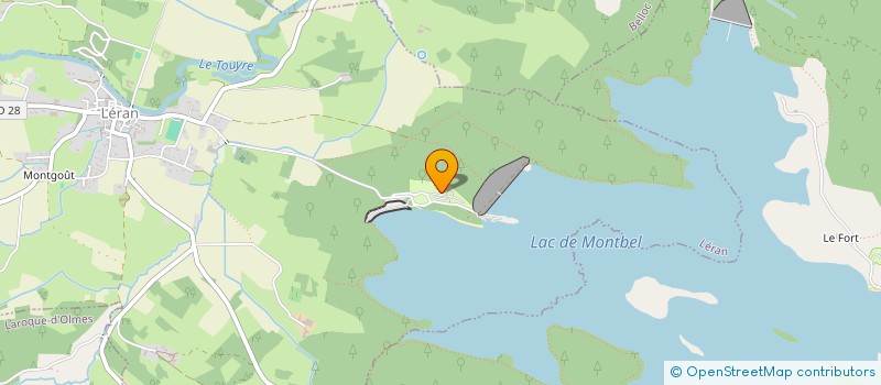 localisation de l'entreprise ASSOCIATION DU LAC DE LERAN à LERAN