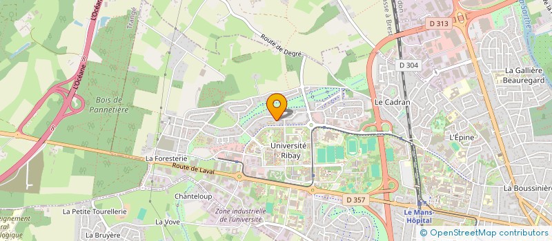 localisation de l'entreprise ASSOCIATION DU LEADERSHIP ET DU SUCCES  LE MANS