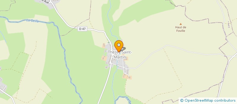 localisation de l'entreprise ASSOCIATION DU LENDEMAIN  THEZEY-SAINT-MARTIN