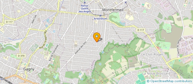 localisation de l'entreprise ASSOCIATION DU LENDIT à MONTFERMEIL