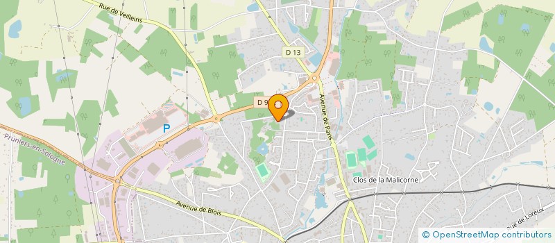 localisation de l'entreprise ASSOCIATION DU LIEVRE A LA ROYALE à ROMORANTIN-LANTHENAY