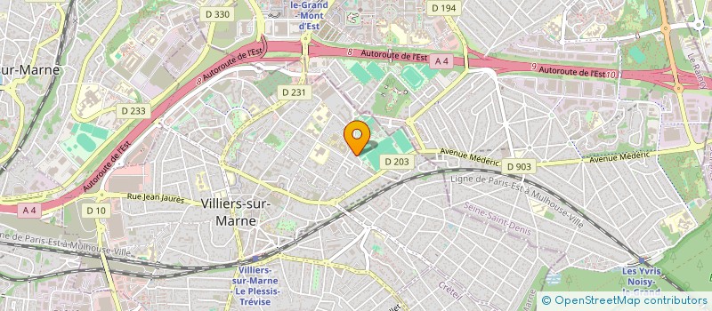 localisation de l'entreprise ASSOCIATION DU LOTUS à VILLIERS-SUR-MARNE