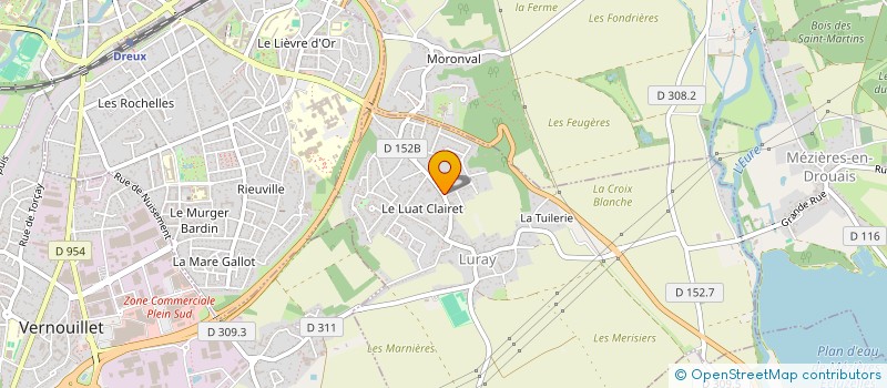 localisation de l'entreprise ASSOCIATION DU LURAY FOOTBALL CLUB à LURAY