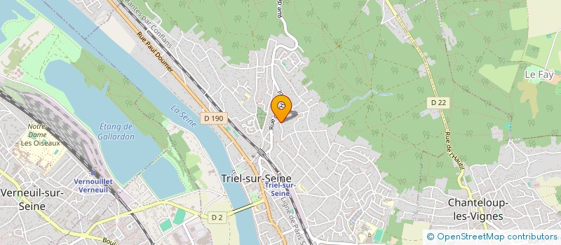 localisation de l'entreprise ASSOCIATION DU MARCHE D'ANDRESY  TRIEL-SUR-SEINE