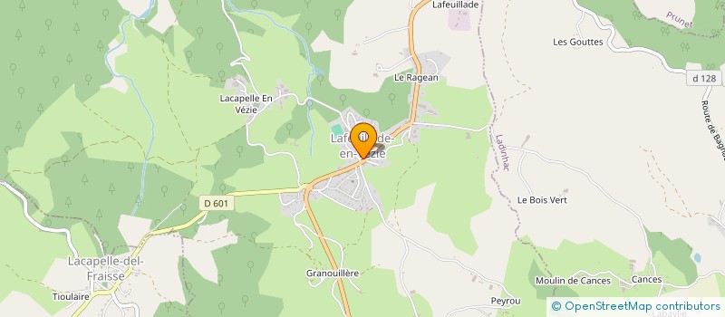 localisation de l'entreprise ASSOCIATION DU MARCHE DE LAFEUILLADE-EN-VEZIE à LAFEUILLADE-EN-VEZIE