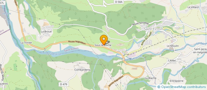 localisation de l'entreprise ASSOCIATION DU MARCHE POTIER DE SAINT FIRMIN  SAINT-FIRMIN