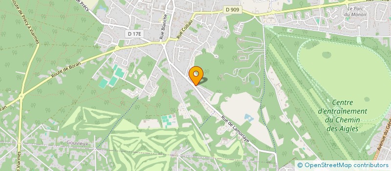 localisation de l'entreprise ASSOCIATION DU MARRONNIER DE CHAUMONT  GOUVIEUX